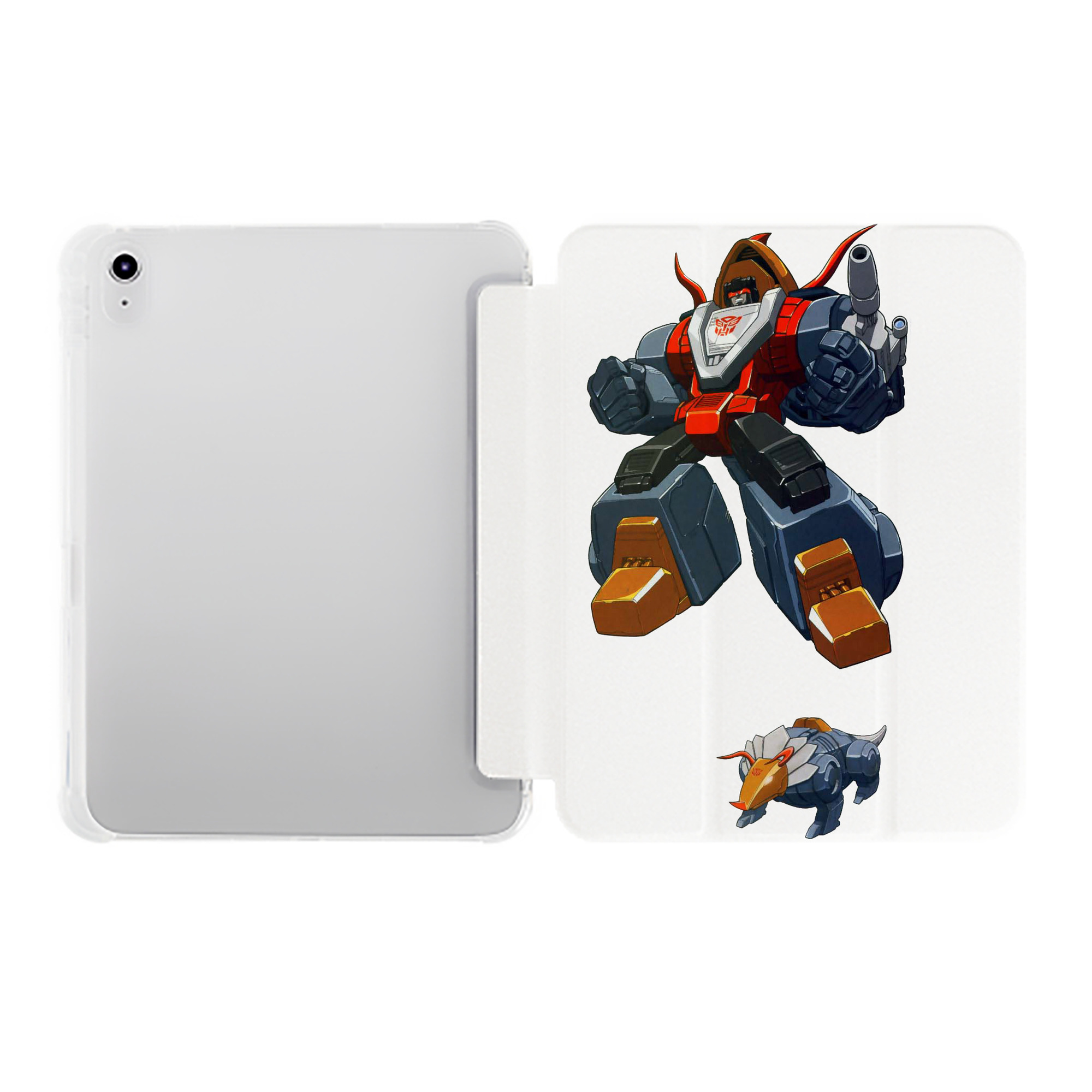 （画像用）  IPad ケース ペン収納付き 三つ折りスタンド PUレザー×シリコン 対応機種9.5/10.5/10.9インチ